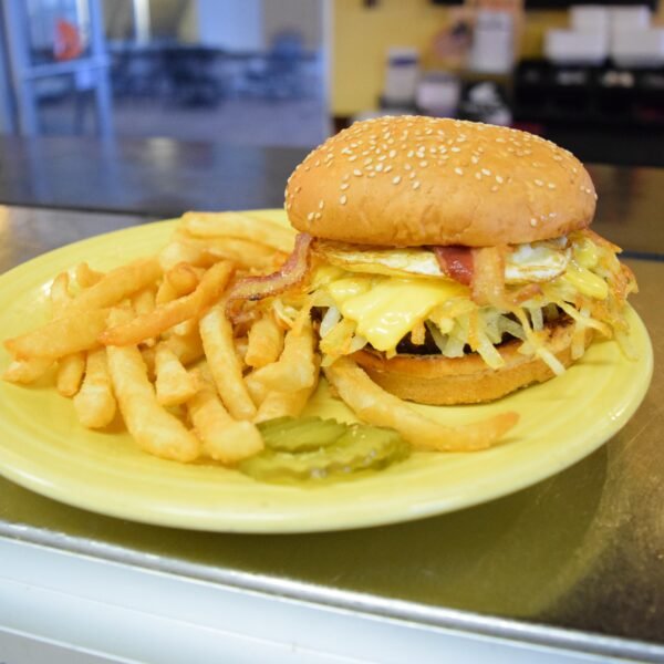 Hamburger with Fries